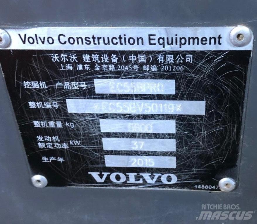 Volvo ECR 55 Mini bagri <7t