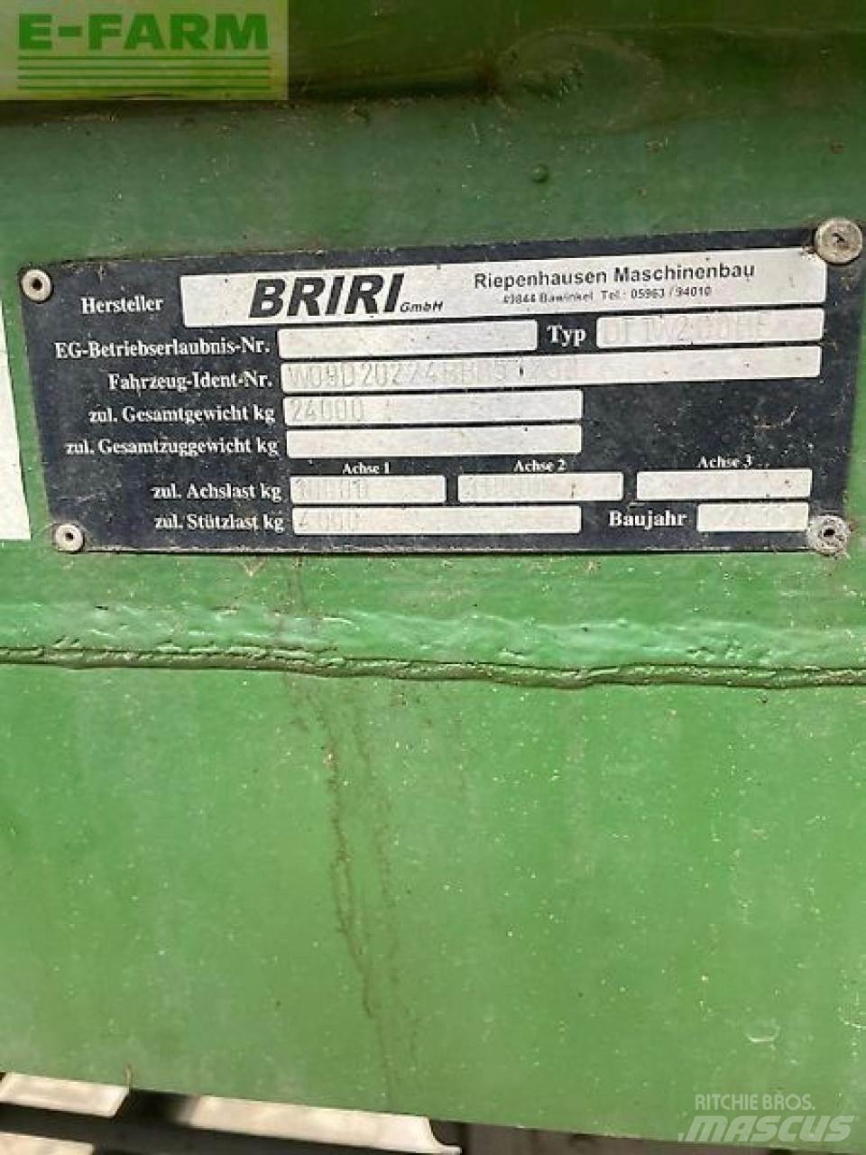 Briri güllefass Trosilniki gnoja