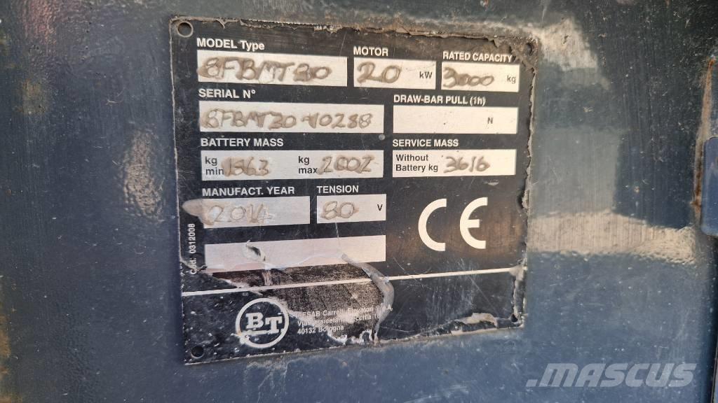 Toyota 8 FBMT 30 Električni viličarji