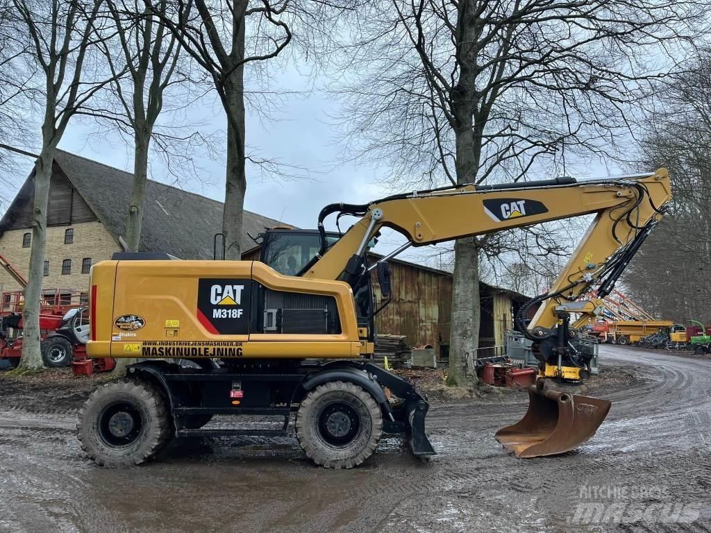 CAT M 318 F Bagri na kolesih
