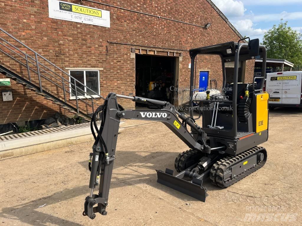 Volvo EC 18 E Mini bagri <7t
