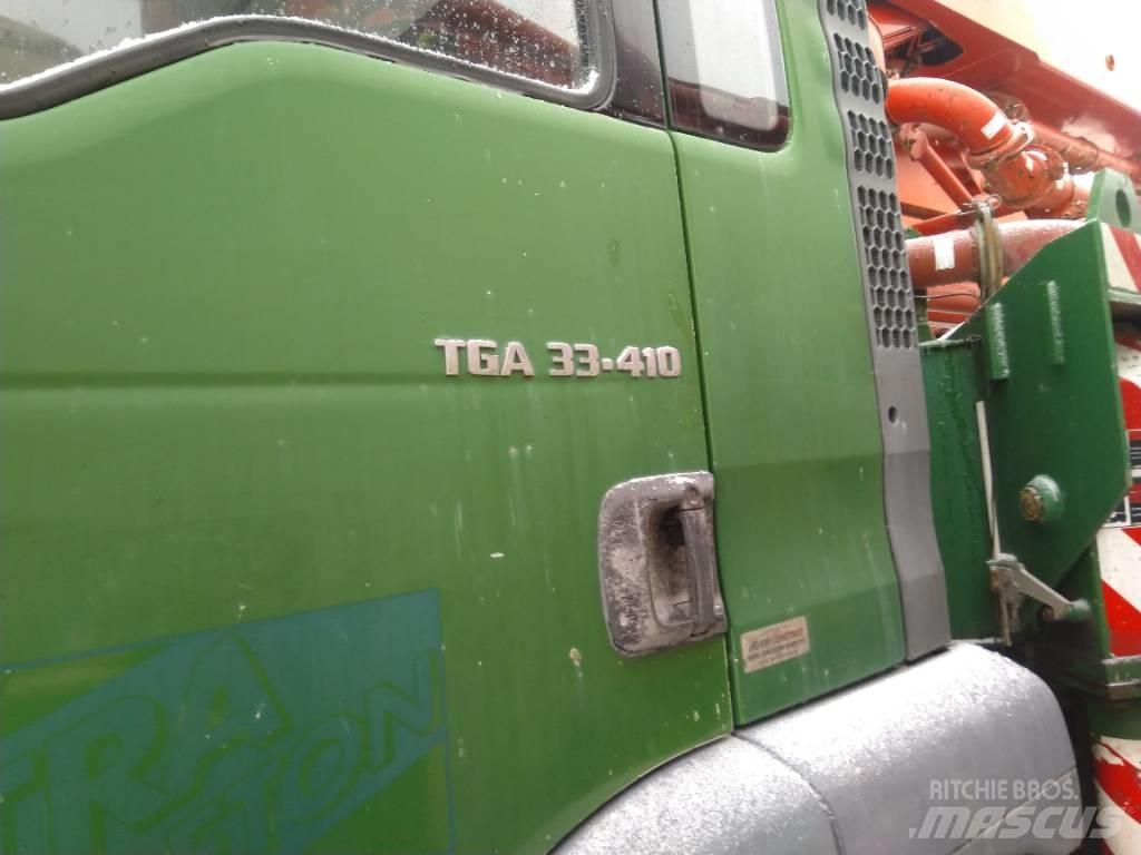 MAN TGA 33.410 Kamionske črpalke za beton