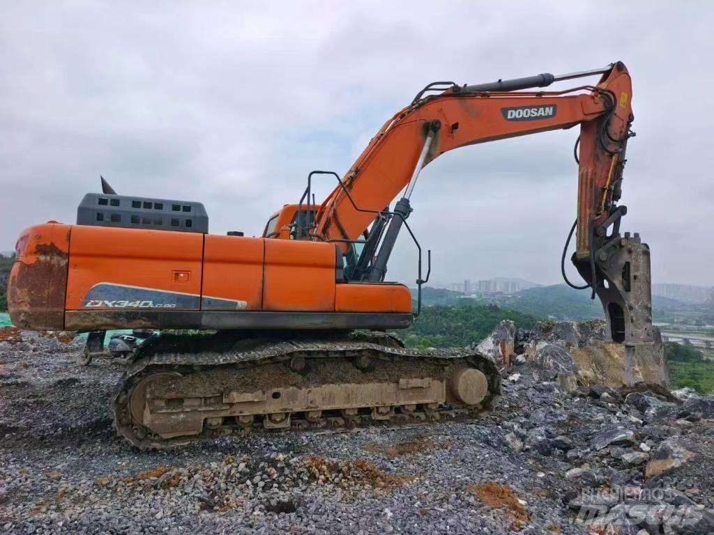 Doosan DX 340 LC-9C Bagri goseničarji