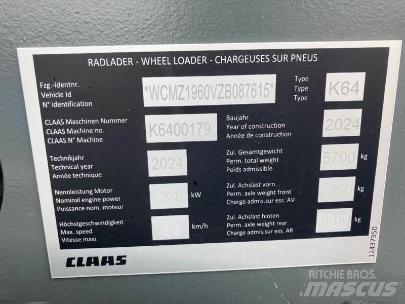 CLAAS TORION 530 Kolesni nakladalci