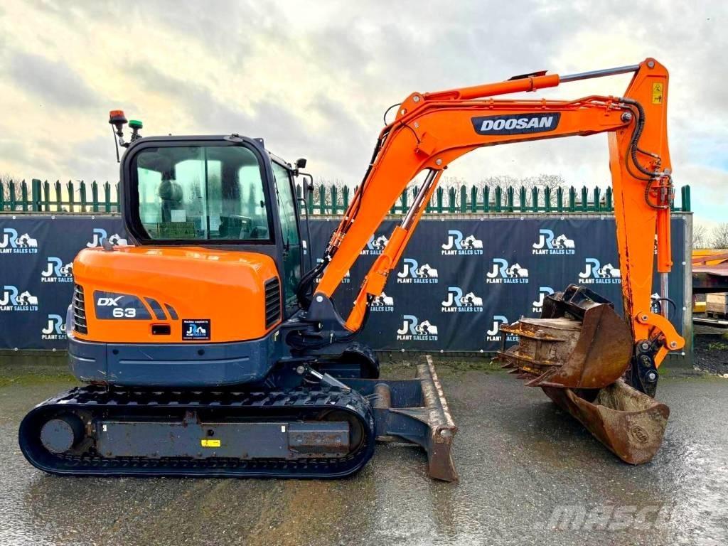 Doosan DX 63-3 Bagri goseničarji