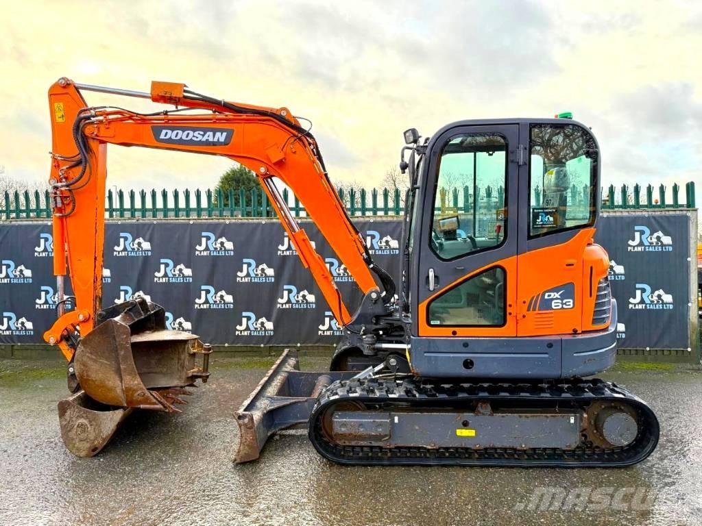 Doosan DX 63-3 Bagri goseničarji