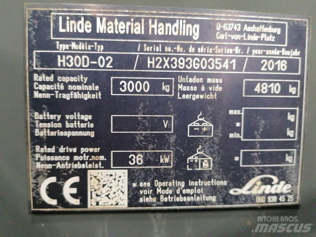 Linde H30D-02 Dizelski viličarji