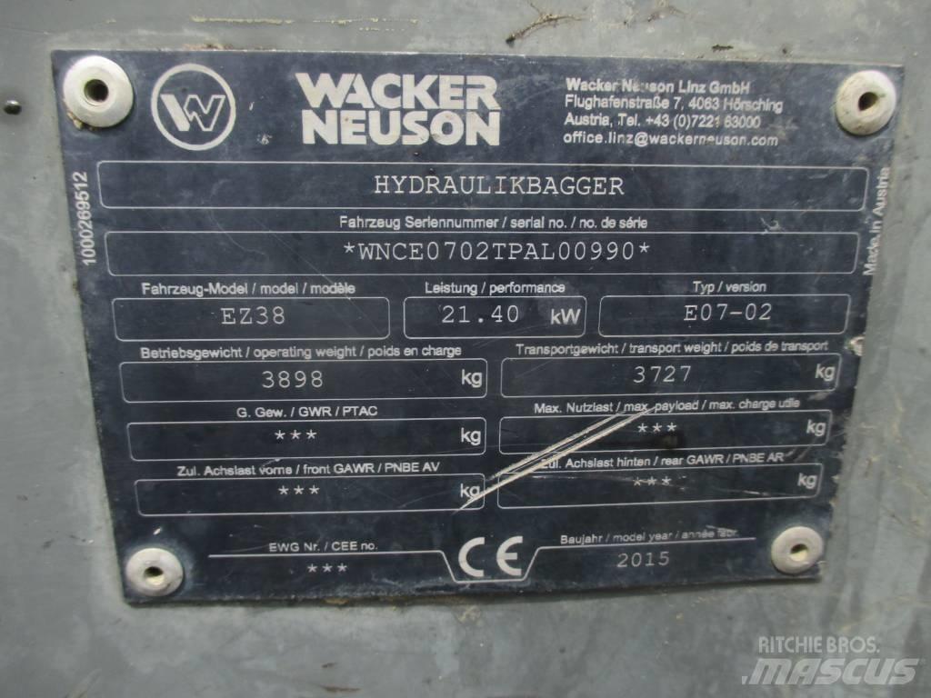 Wacker Neuson EZ 38 Bagri goseničarji
