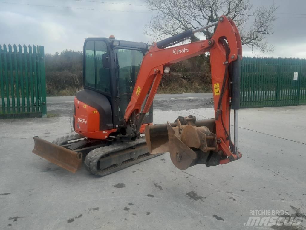 Kubota U 27-4 Mini bagri <7t