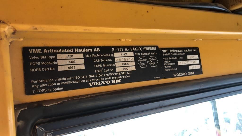 Volvo A 30 Zglobni demperji