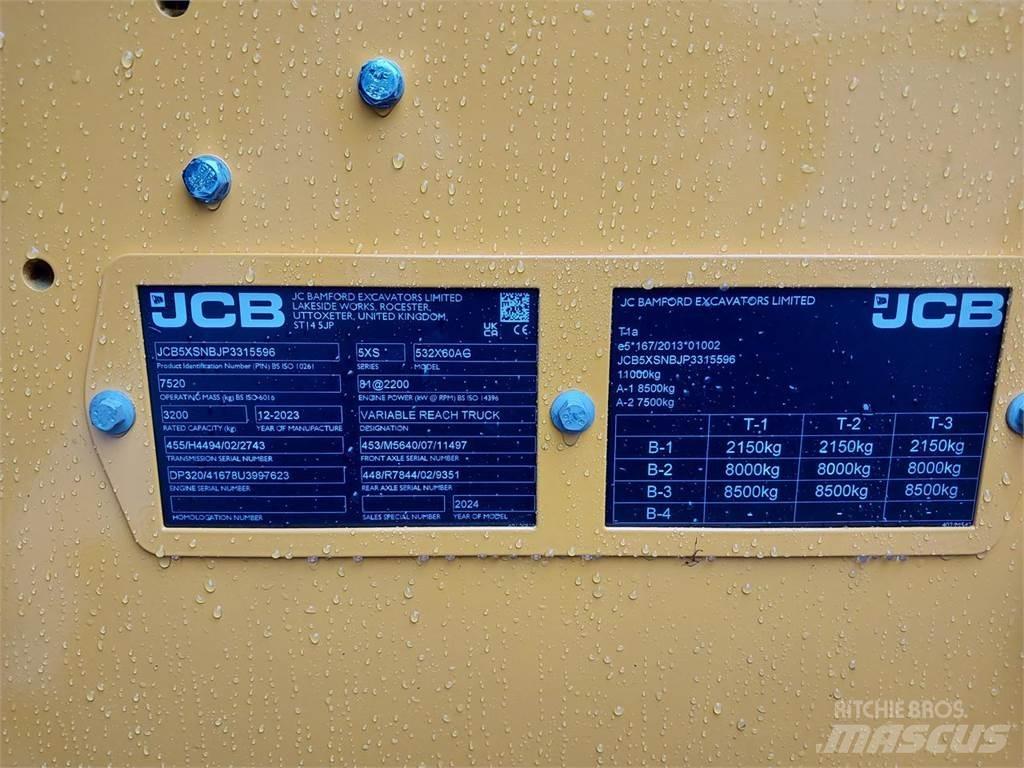 JCB 532-60 AGRI Teleskopski viličarji
