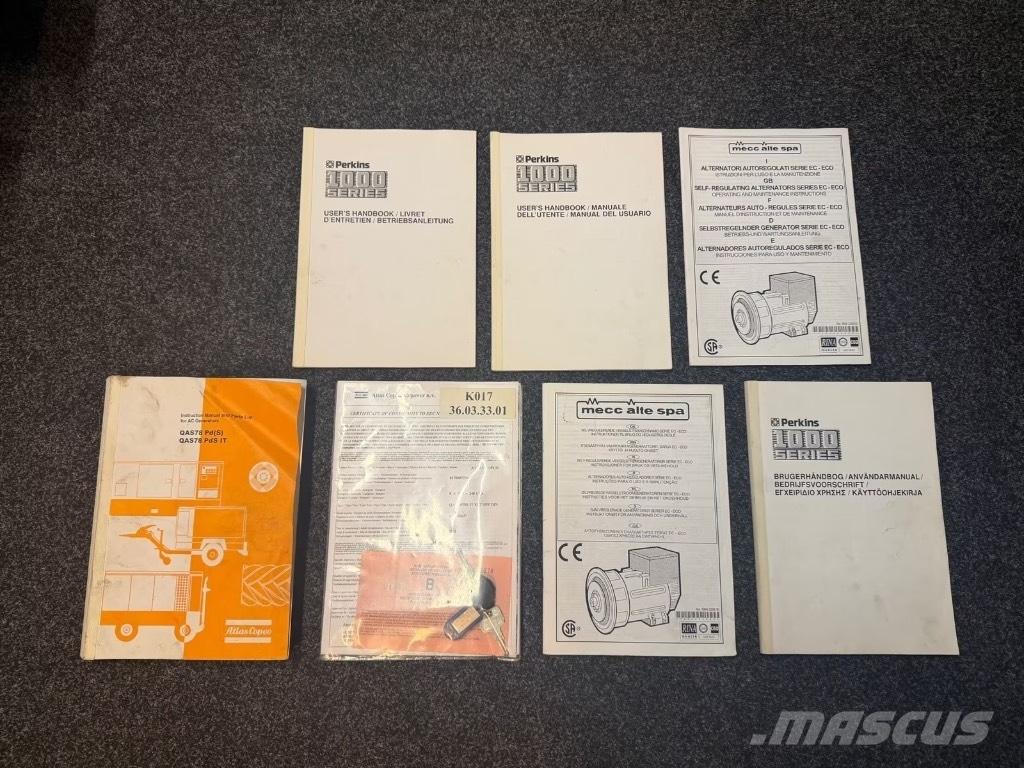 Atlas Copco QAS 78 Dizelski agregati