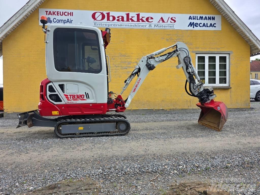 Takeuchi TB 320 Mini bagri <7t