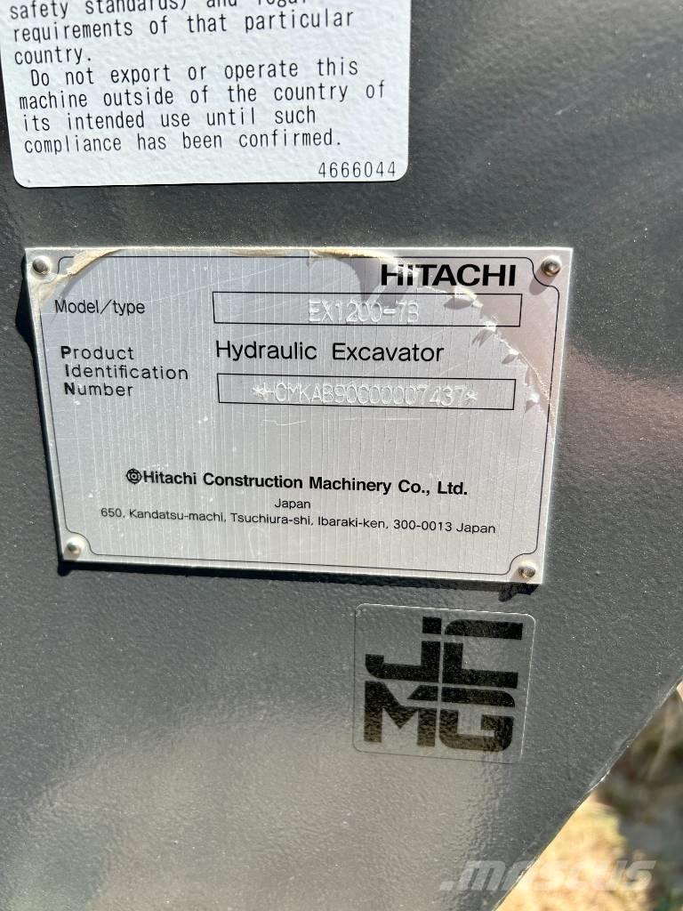 Hitachi EX 1200-7B Bagri goseničarji