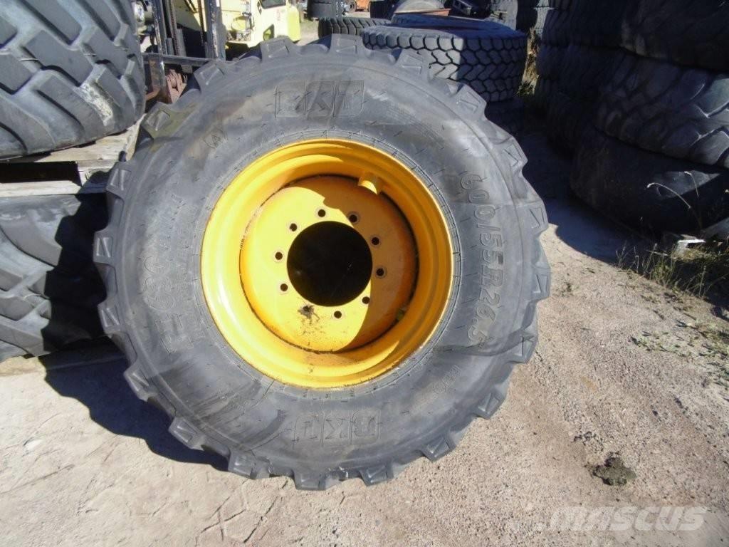  Däck Twin 600/55R Kolesni nakladalci