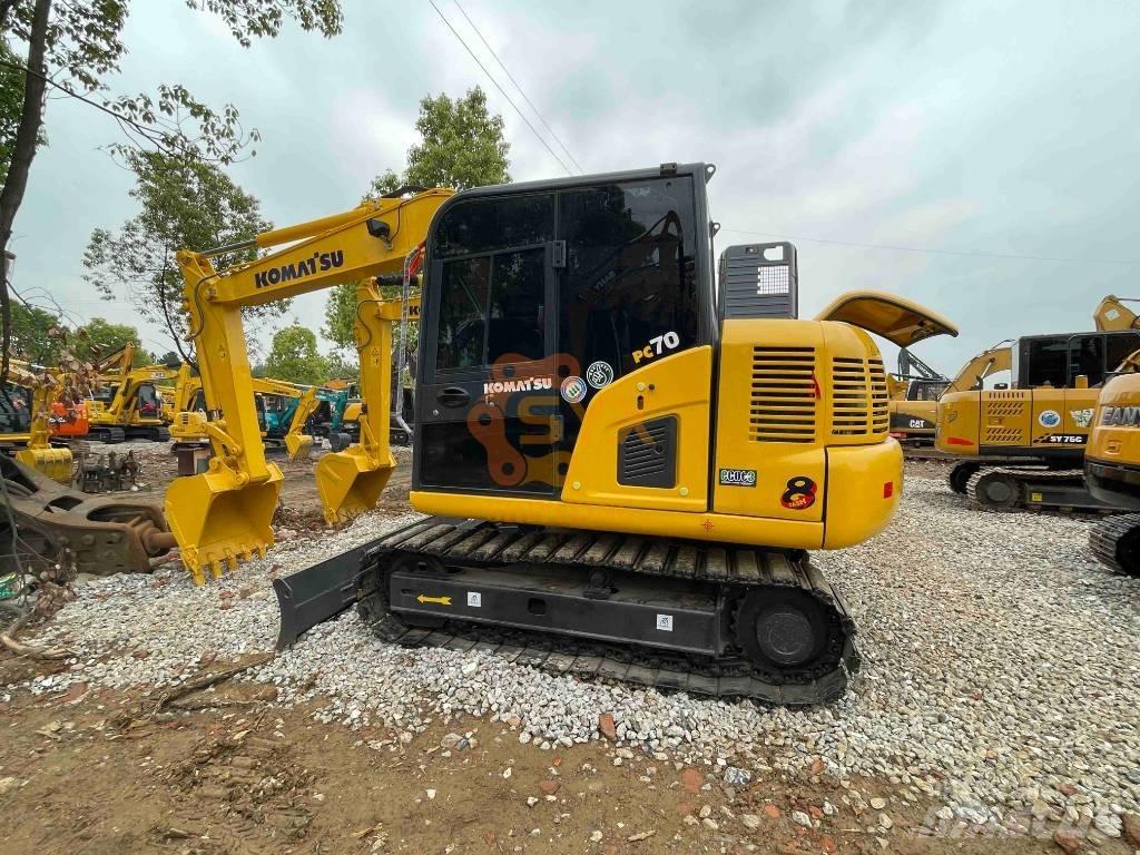 Komatsu PC 70 Midi bagri 7t – 12t