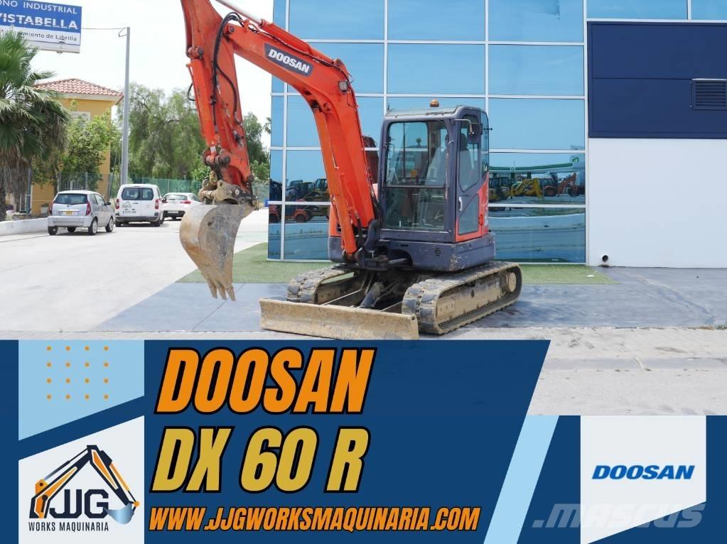 Doosan DX 60 R Mini bagri <7t