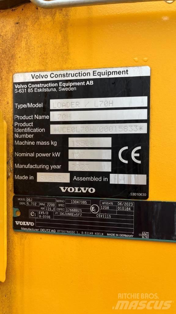 Volvo L70H Kolesni nakladalci