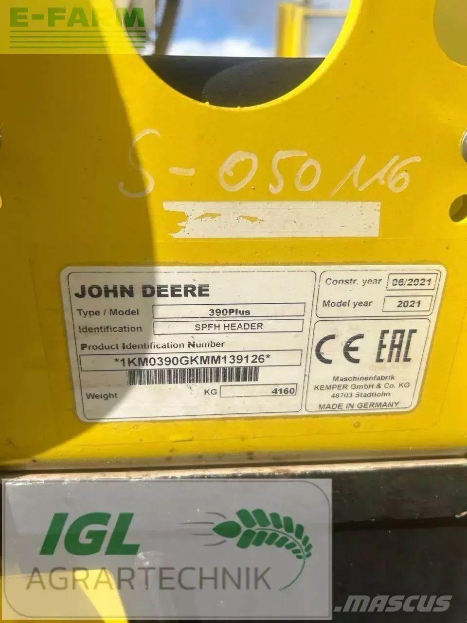 John Deere 9700 i Stroji za krmo na lastni pogon