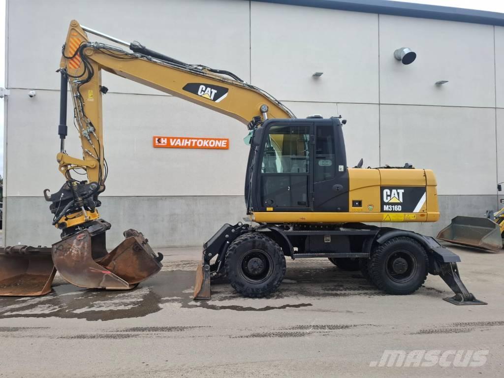 CAT 316D Bagri na kolesih