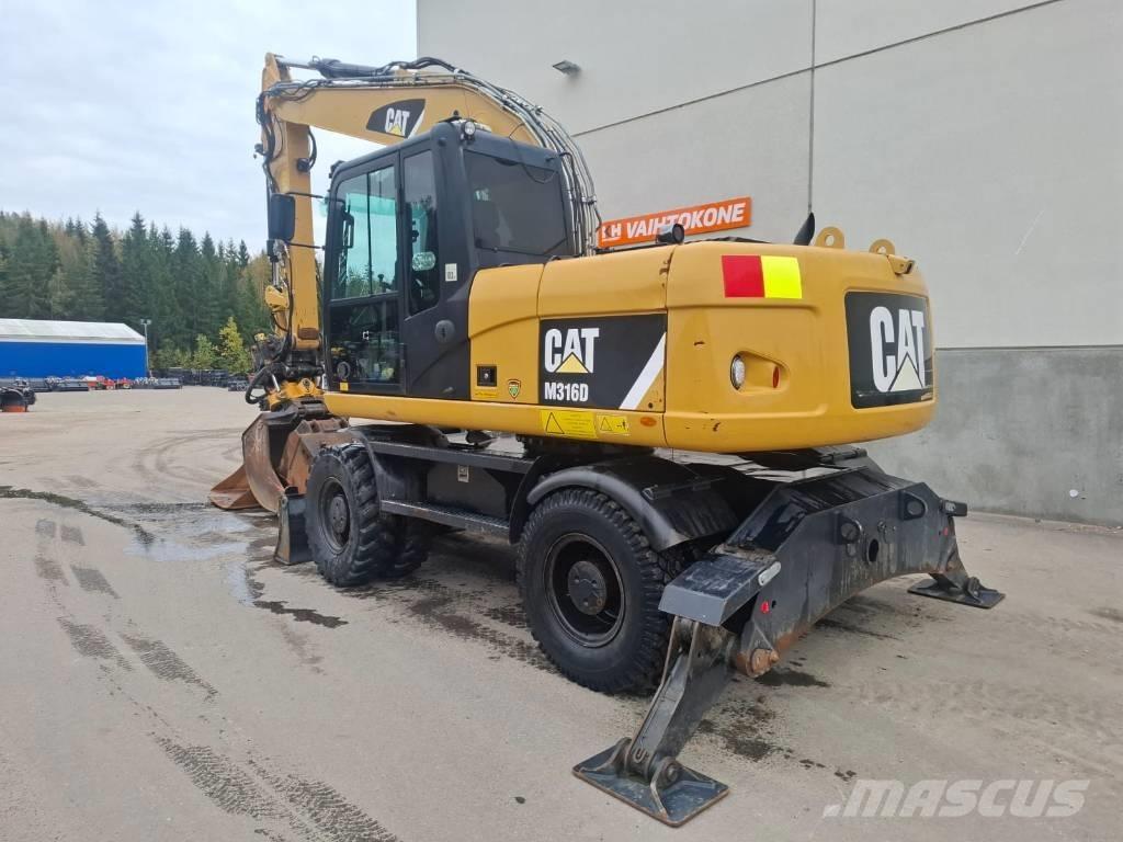 CAT 316D Bagri na kolesih