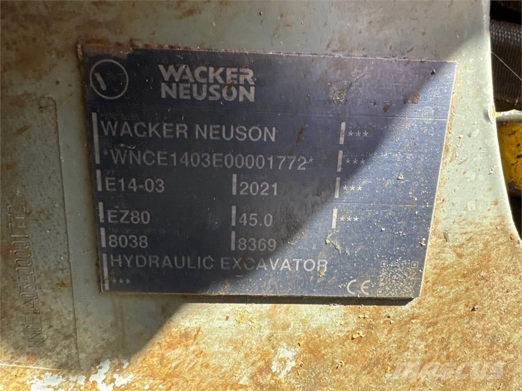 Wacker Neuson EZ80 Bagri goseničarji