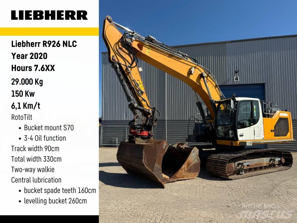 Liebherr R 926 LC Bagri goseničarji