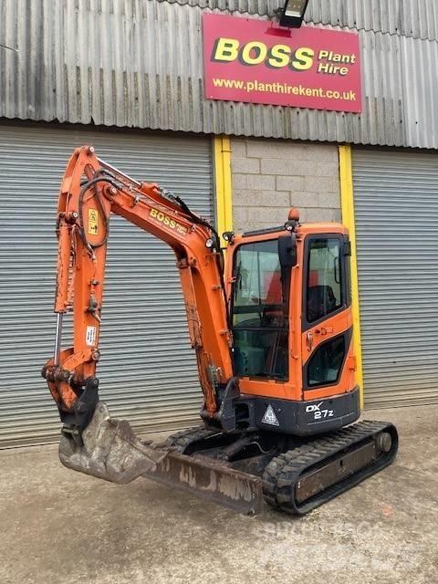 Doosan DX 27 Z Mini bagri <7t