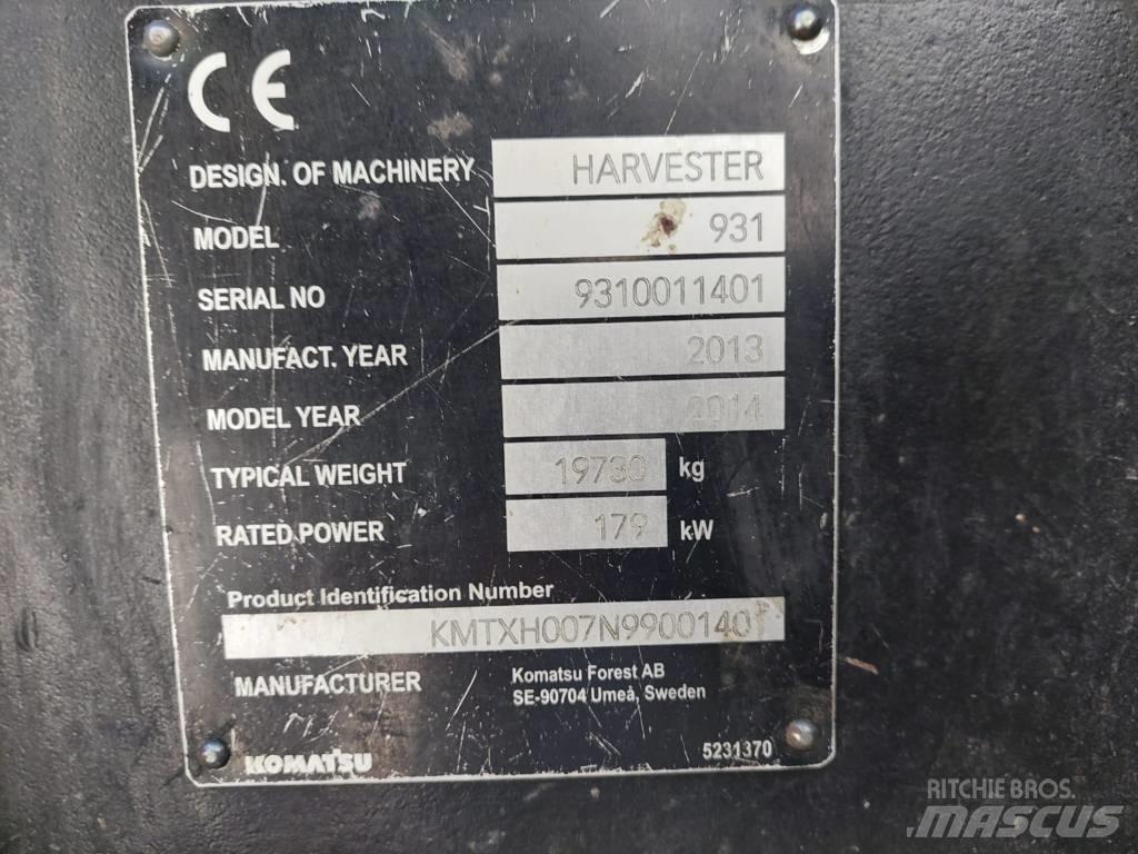 Komatsu 931.1 Harvesterji