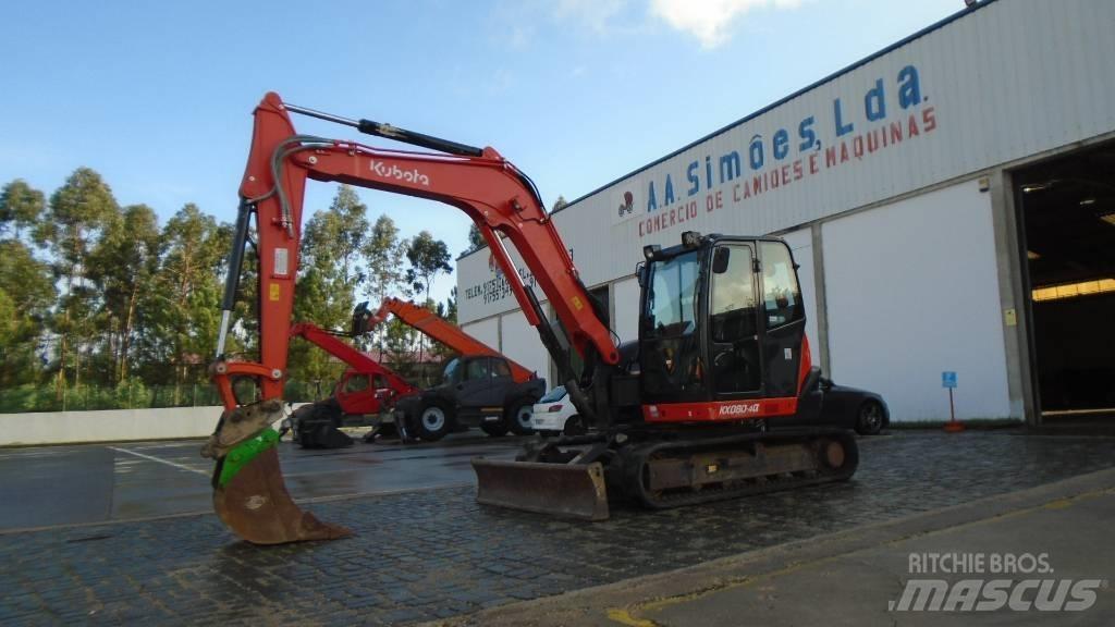 Kubota KX 080-4 Midi bagri 7t – 12t