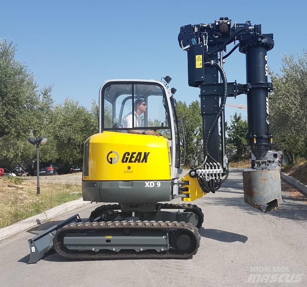  Geax XD9 Stroji za zabijanje stebrov - pilotov