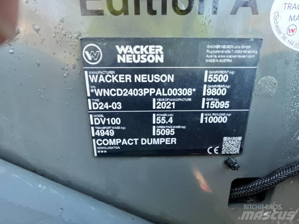 Wacker Neuson DV 100 Ne cestni demperji