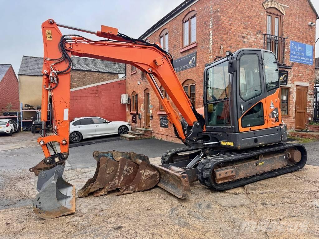 Doosan DX 63 R Mini bagri <7t