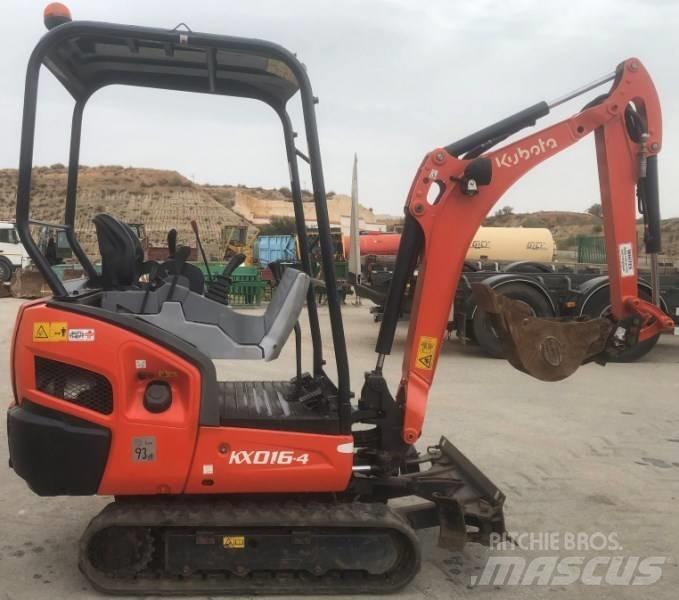 Kubota kx016-4 Mini bagri <7t