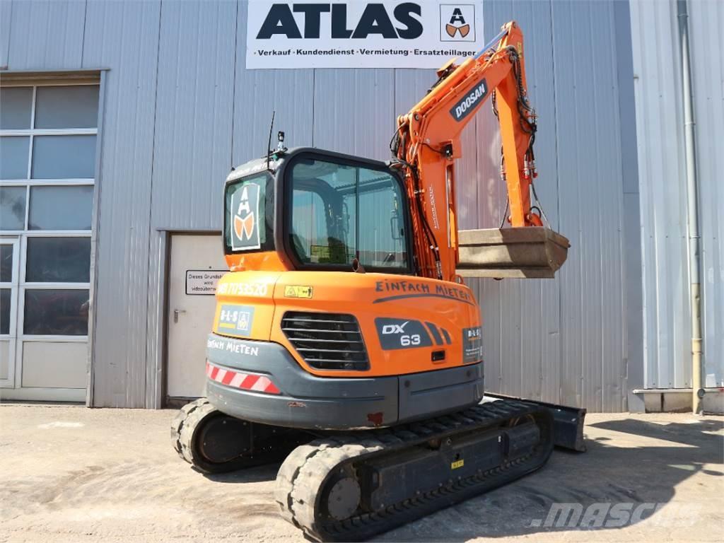 Doosan DX63-3 Mini bagri <7t