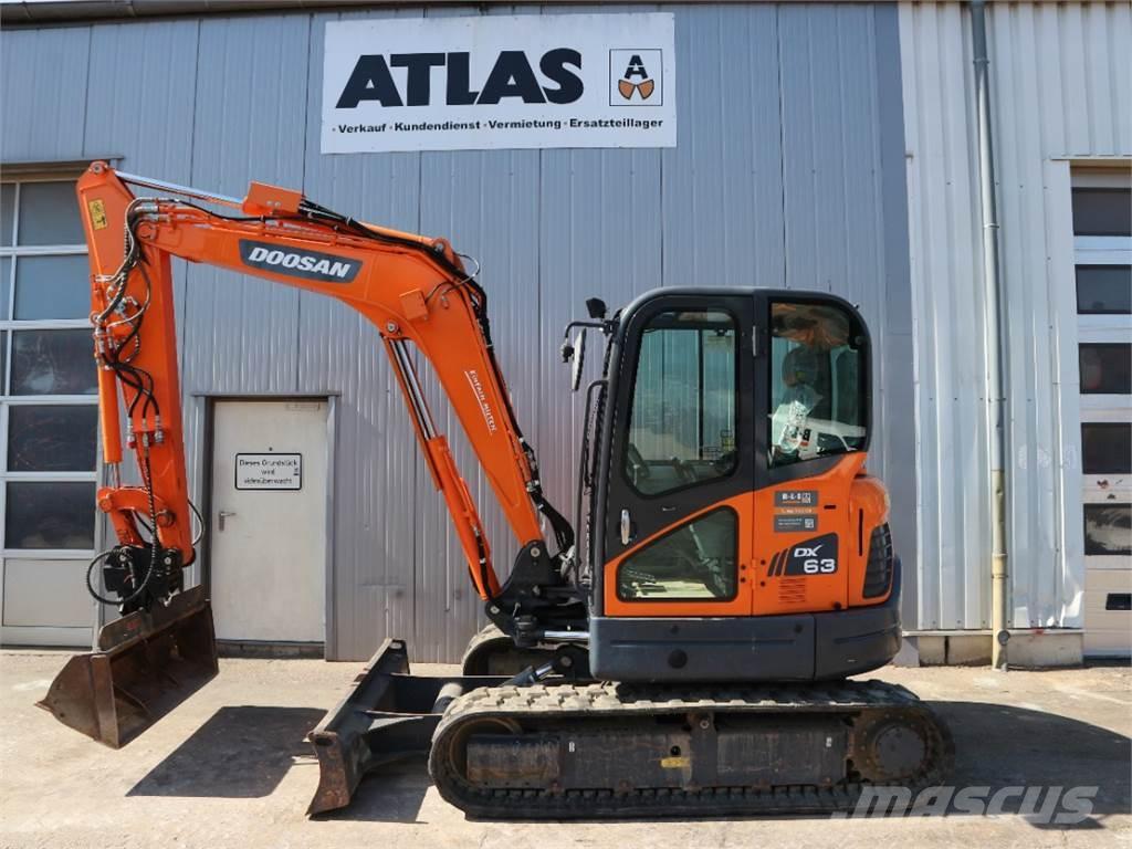 Doosan DX63-3 Mini bagri <7t
