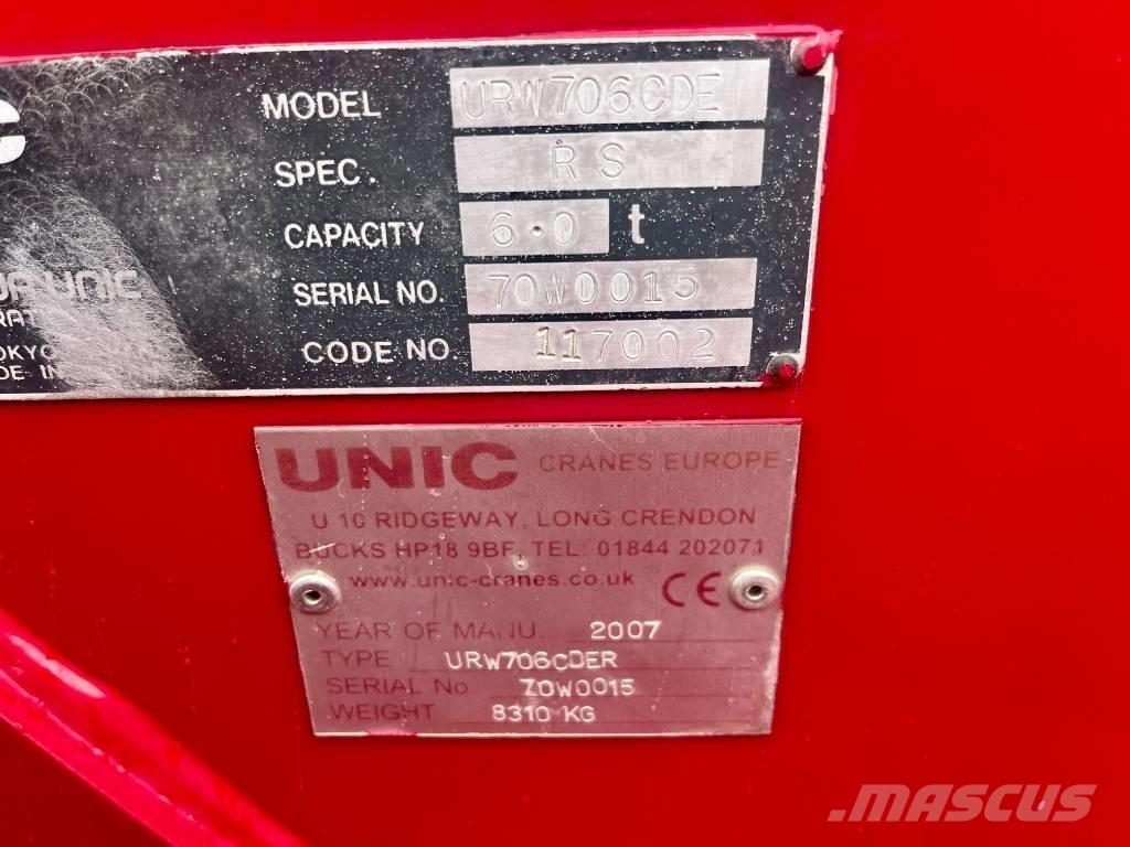 Unic URW 706 Mini žerjavi
