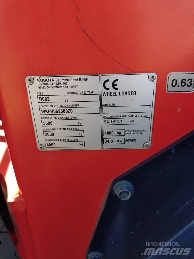 Kubota R 082 Kolesni nakladalci