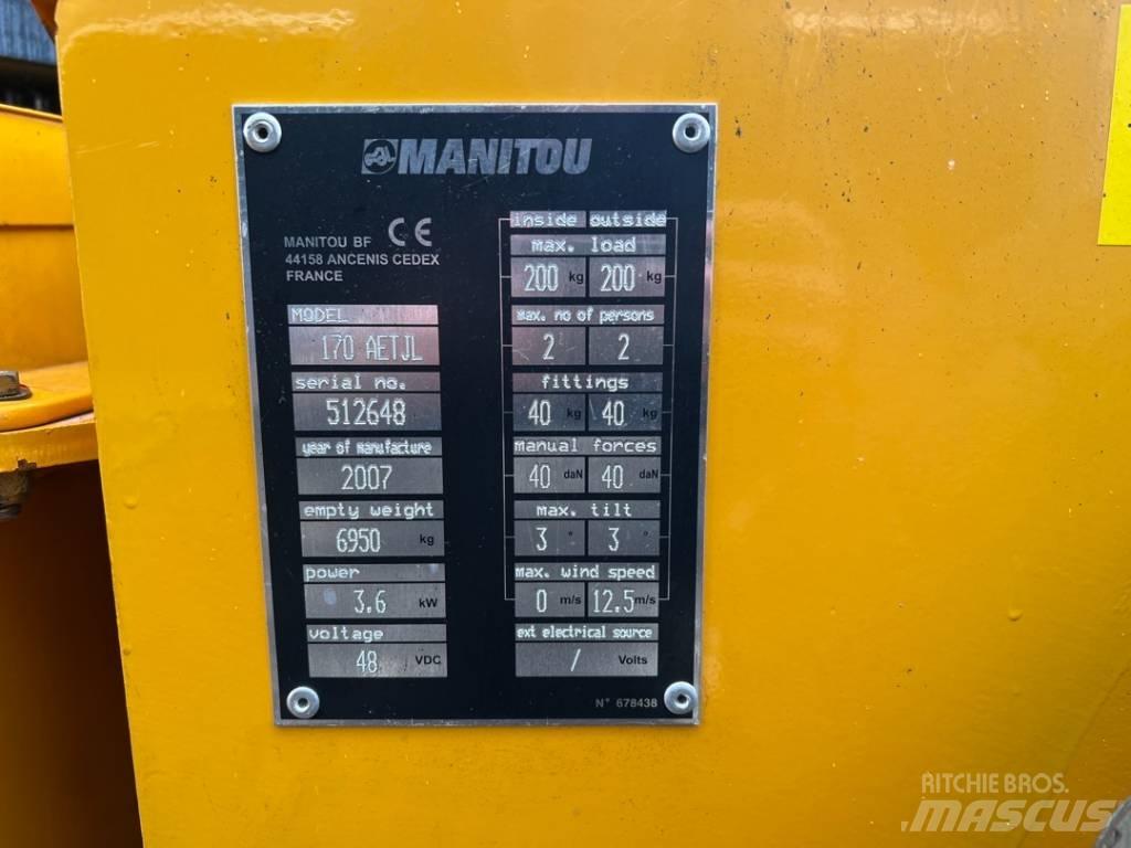 Manitou 170AETJ Zglobne dvižne ploščadi