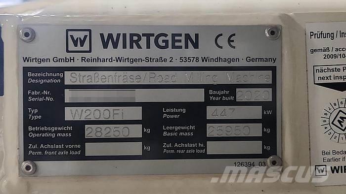 Wirtgen W200Fi Stroji za betonsko galanterijo