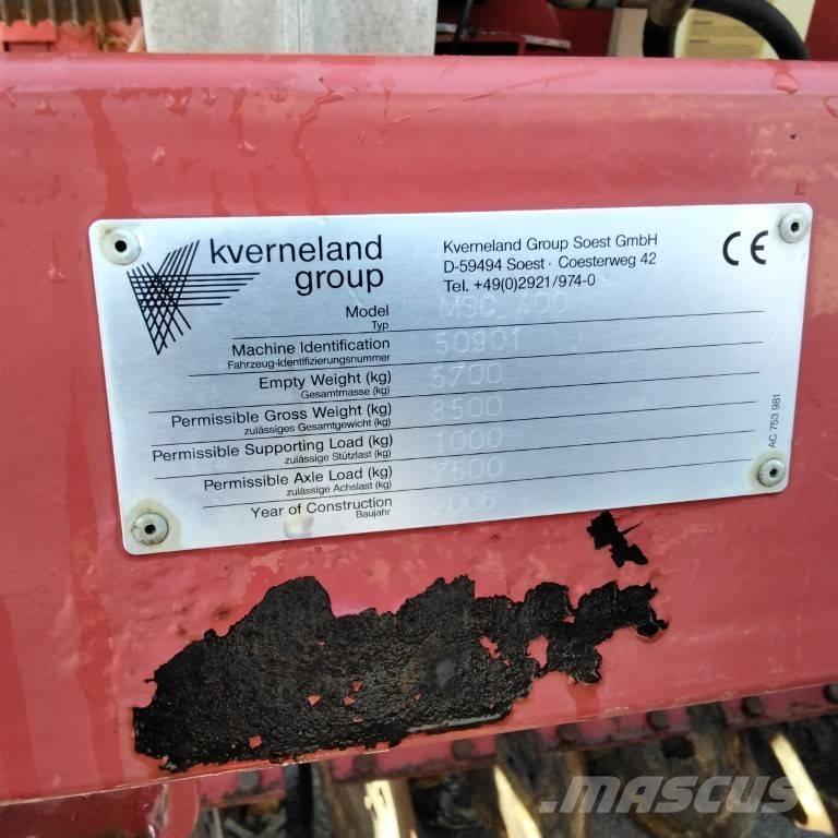 Kverneland MSC 400 Sejalnice
