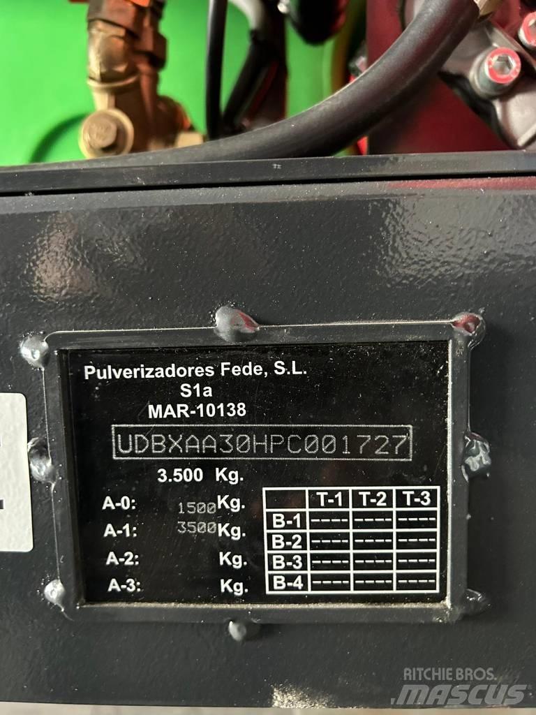  FEDE FUTUR 10.0 Škropilnice za vinograde