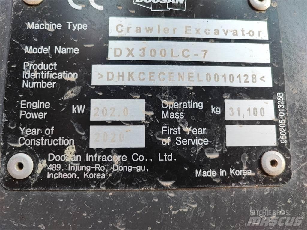 Doosan DX300LC-7 Bagri goseničarji