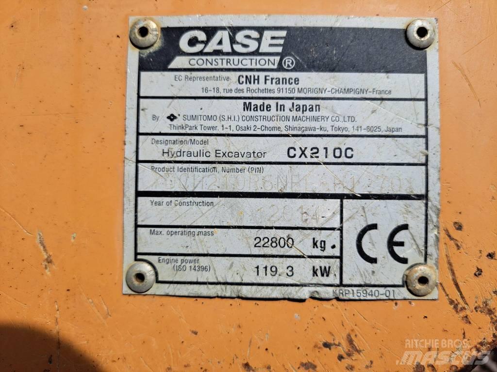 CASE CX 210 C Bagri goseničarji