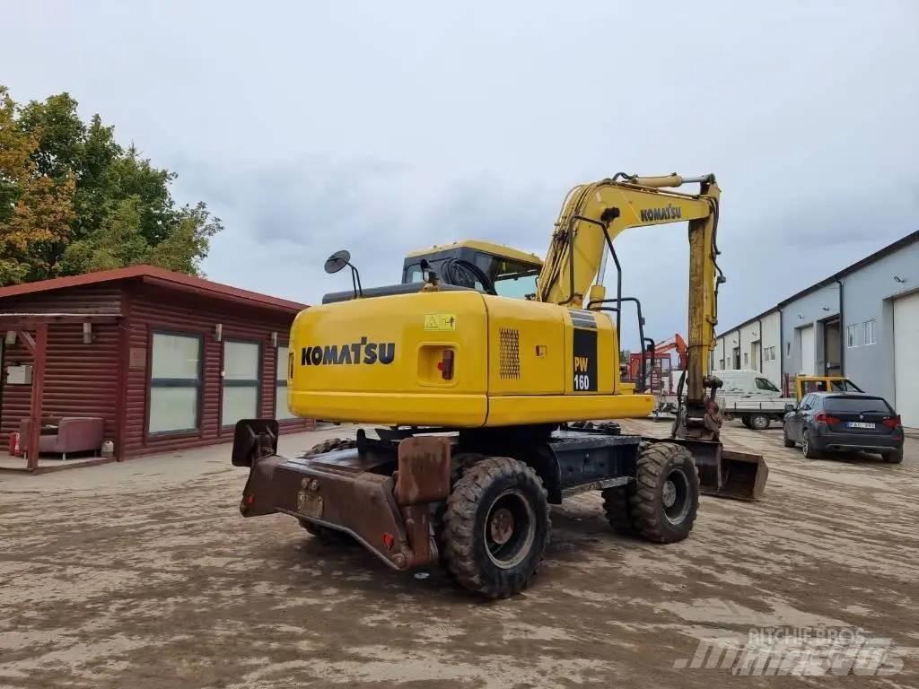 Komatsu PW 160-7 Bagri na kolesih