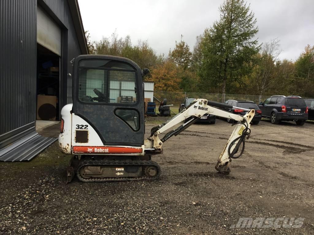 Bobcat 322 G Mini bagri <7t