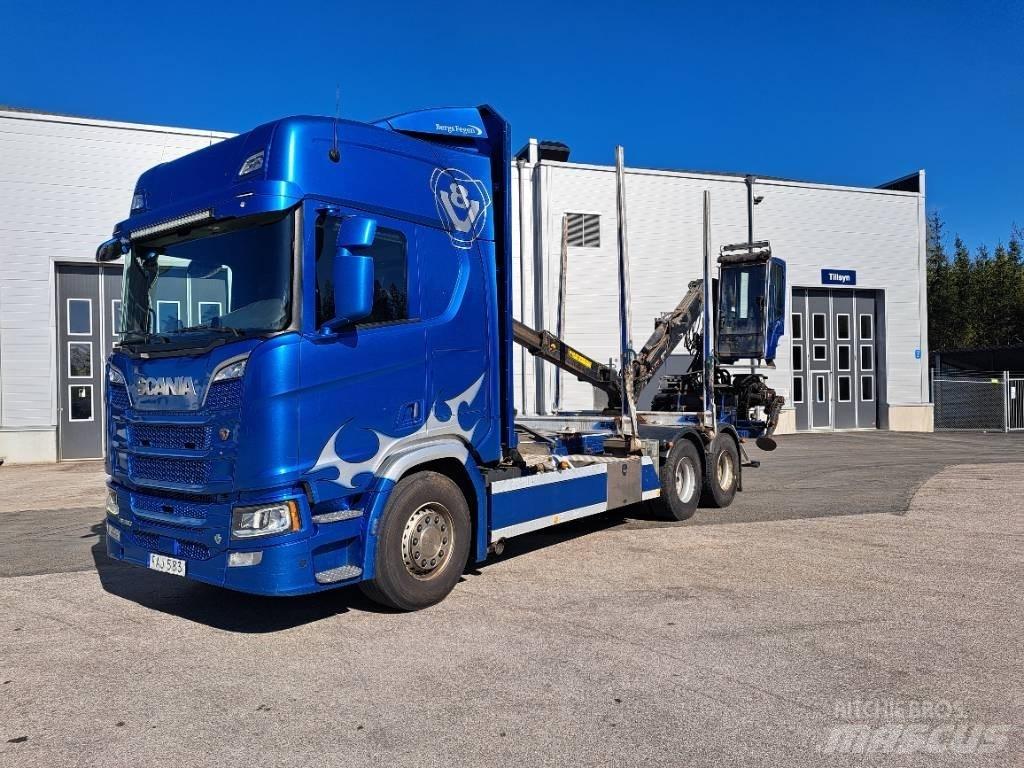Scania R580B6X4NB Tovornjaki za hlode