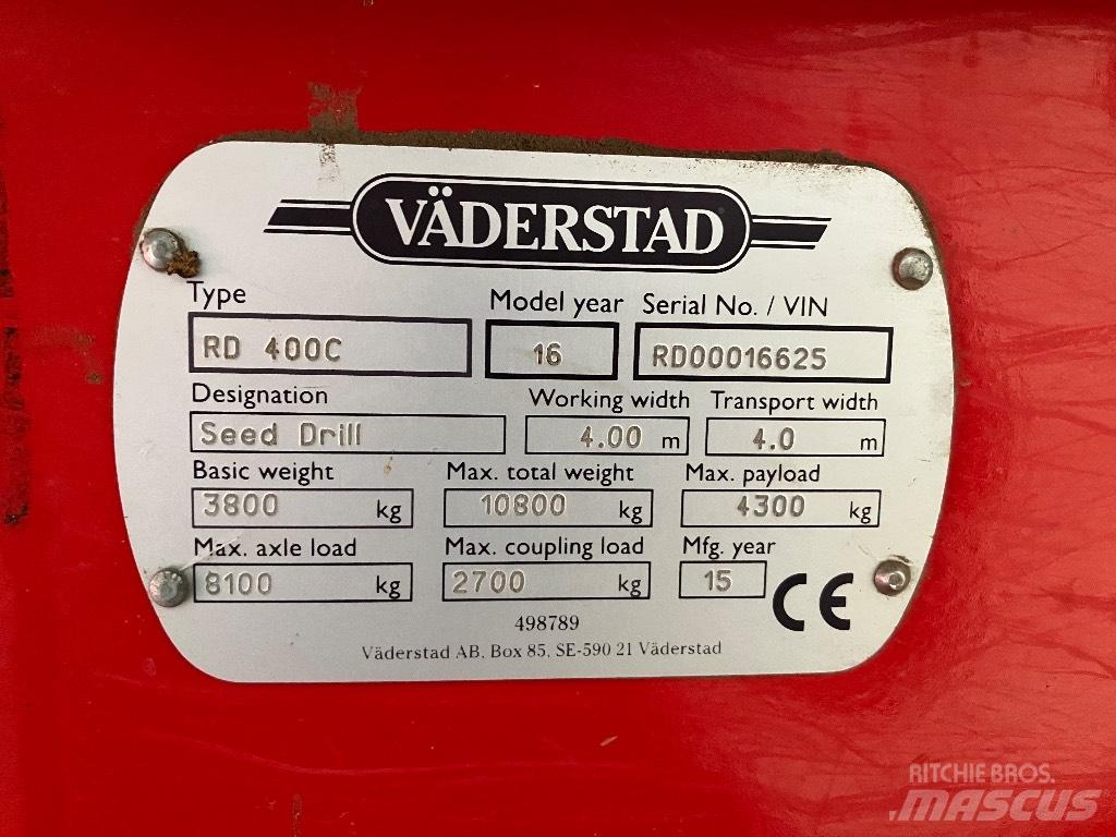 Väderstad Rapid400C Sejalnice