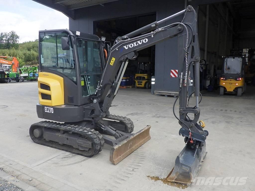 Volvo EC 27 D Mini bagri <7t