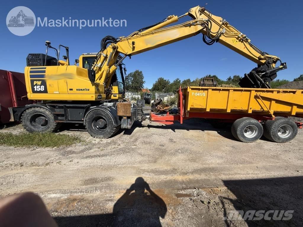 Komatsu PW 158 Bagri na kolesih